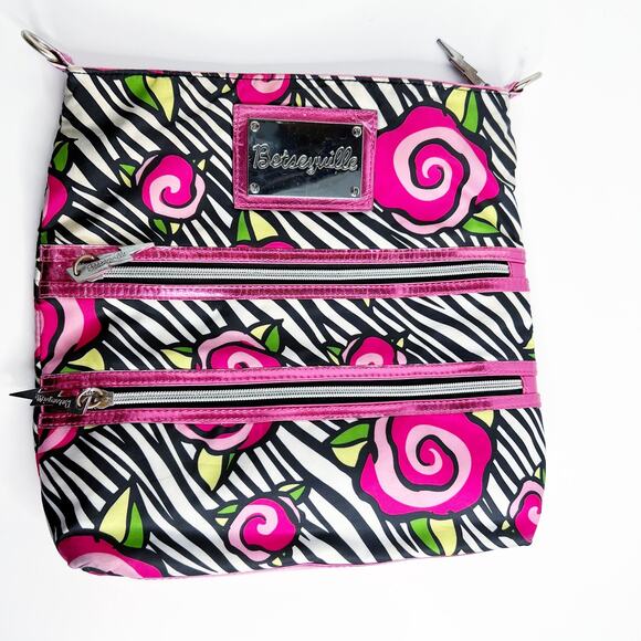 Betsey Johnson Betseyville Floral Bag Missing Strap - Picture 1 of 13